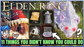 11 New Secrets You Didn't Know About in Elden Ring - New Katana & Spirit Ashes - Tips Tricks & More!