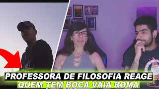 |Minha mãe professora de filosofia reage| PERFIL#60 CESAR MC- QUEM TEM BOCA VAIA ROMA