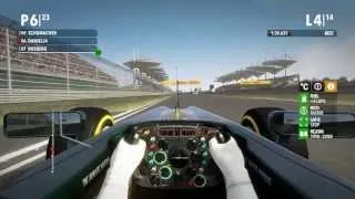 F1 2012 Career mode, career 4, season 1 China, Caterham