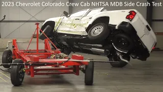 2023-2024 Chevrolet Colorado / GMC Canyon Crew Cab NHTSA MDB Side Crash Test