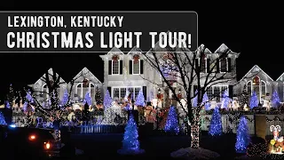 The Best Christmas Light Houses in Lexington KY | A Holiday Sightseeing Drive to Get in the Spirit!