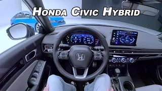 2025 Honda Civic HYBRID - Powerful 200hp and Nearly 50mpg (POV First Look)