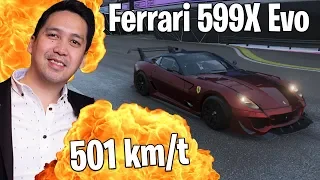 Lloyd kjører en Ferrari 599XX EVO i 501 km/t!😃 (Forza Horizon 4)