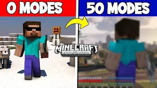 I Installed 50 Mods 😱 In Minecraft Pocket Edition