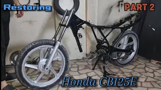 Restoring Honda CB125E  ( Part 2 )