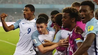 England win U17 World Cup Team Celebration after incredible 5-2 comeback victory over Spain