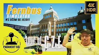 Fernbus Simulator + Czech DLC + Top Class DD | #1 Gameplay - I'm learning to drive | PC | 4K60 HDR