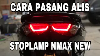 Cara pasang alis stoplamp nmax new