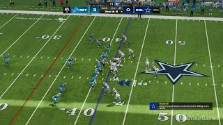 Madden NFL 24 - Detroit Lions vs Dallas Cowboys Gameplay (4K UHD 60FPS)