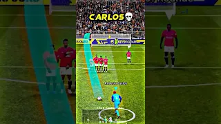 Roberto Carlos🔥 free kick goal🤔#pes2021 #efootball2023 #efootball