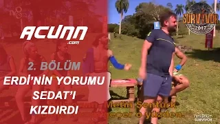 Erdi'nin Oyun Sonrası Yorumu Sedat'ı Kızdırdı! | Bölüm 2 | Survivor 2017