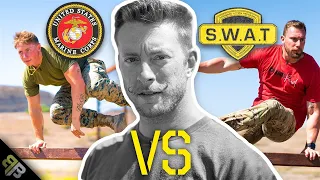 SWAT Operator vs US Marine Fitness BATTLE