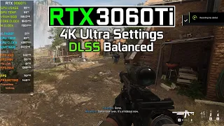 Call of Duty Modern Warfare 2 : RTX 3060Ti + I5 11400F - 4K Ultra Settings & DLSS Gameplay (60+FPS)