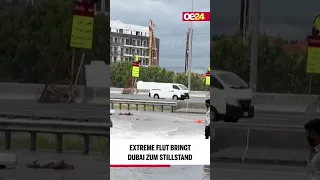 Extreme Flut bringt Dubai zum Stillstand #shorts