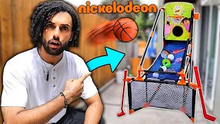 Playing THE ULTIMATE NICKELODEON SPORTS AND GAMES CHALLENGE On 2007 ARCADE MACHINE!! *G&S*