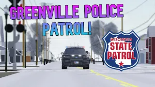 GREENVILLE WSP POLICE PATROL! | Roblox, Greenville!