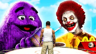 GTA 5 - GRIMACE vs RONALD!!