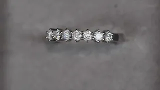 Moissanite Diamond Wedding Band | Womens Engagement Ring | Moissanite Diamond Ring