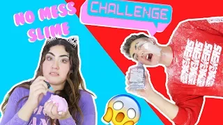 NO MESS SLIME CHALLENGE | Making messy slime the cleanest way | Slimeatory #133