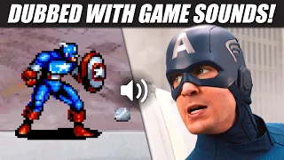 'AVENGERS' movies re-dubbed with retro arcade sounds!