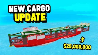 New OVERSIZED CARGO UPDATE in Roblox Shipping Lanes