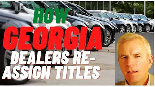 Georgia Dealer Titles, Electronic Title Registration ETR Temporary Operating Permits, TOPS, D Plates