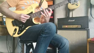 Allan Holdsworth - ' Metal fatigue '  solo 50% practice session