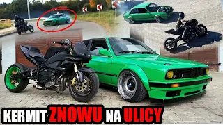DRIFTCAR vs. DRIFTMOTO | Poland Edition | BMW V8 vs. HONDA R4