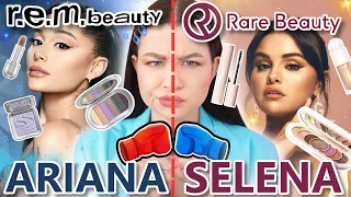 💥WOW! Ariana Grande vs Selena Gomez! Kto ma LEPSZE kosmetyki?! 🥊 BITWA!