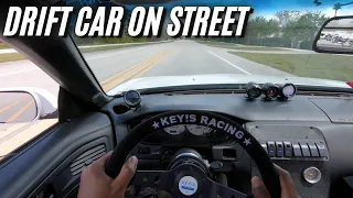 Driving My SR20 Swapped S14 On The Street (POV)