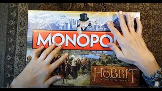 ASMR | The Hobbit Monopoly Board Game - Show & Tell - Whispered Chat Paper Card Sounds