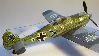 FW-190 А-4 Zvezda 1/72.  Результат.