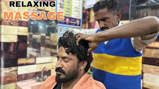 ASMR: Pakistani Barber Best Head Massage | Asmr Satisfied Massage Combined with Cracks