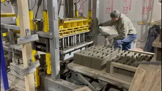 Производство керамзитобетонных блоков на заводе "Стройпоставка", г. Новочебоксарск