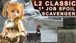 Lineage 2 Classic - 1ª Job Spoil (Path of the Scavenger - Quest 19+) Dwarf Gameplay (PT-BR)