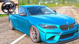 Rebuilding 2016 BMW M2 Coupe Forza Horizon 5 Steering Wheel Gameplay