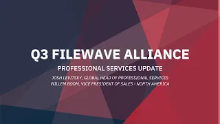 Q3 2023 FileWave Alliance Meeting: Professional Services Updates