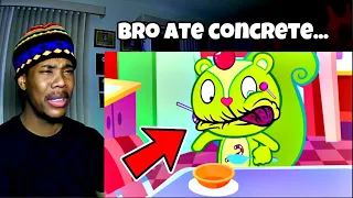 Nutty Went TOO FAR...Happy Tree Friends - Concrete Solution REACTION!