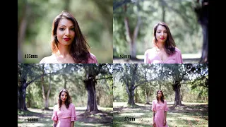 35mm VS 50mm VS 85mm VS 135mm portrait lens comparison