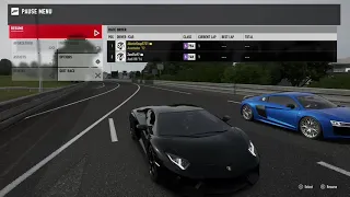 Forza 7 Drag race: Lamborghini Aventador LP700-4 vs Audi R8 V10 Plus (2016)