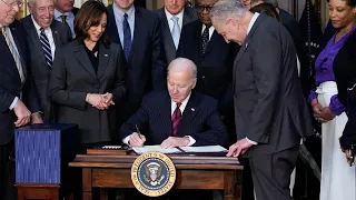 Biden Signs $1 5 Trillion Spending Bill With $14 Billion For Ukraine