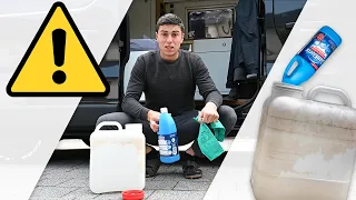 Wassertank reinigen mit Chlor? - DIY Camper Van
