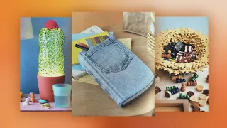 Denim Book Cover Tutorial + More Easy Upcycling Crafts For Kids