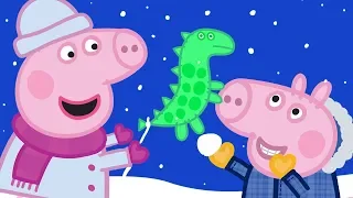 Peppa Pig po Polsku najlepsze odcinki - Mrozny Zimowy Dzien - Świnka Peppa 🎄