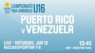 Puerto Rico v Venezuela - Reclassification 7-8 - 2015 FIBA Americas U16 Championship