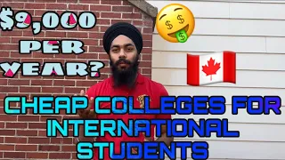 7 Cheap Colleges in Canada For International Students 🇨🇦