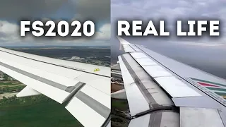 FS2020 VS REAL LIFE, Landing at Paris CDG 4K 60FPS