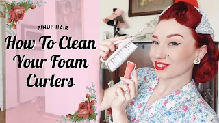 Let's Clean Our Foam Curlers & Brushes! Curler Tidy Tutorial!