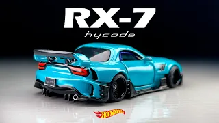 Clean Mazda RX7 Hycade Bodykit Hot Wheels Custom