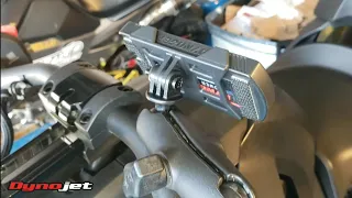 POWER VISION 3 (PV3) CLAW MOUNT FROM DYNOJET shown on the Can-Am Ryker